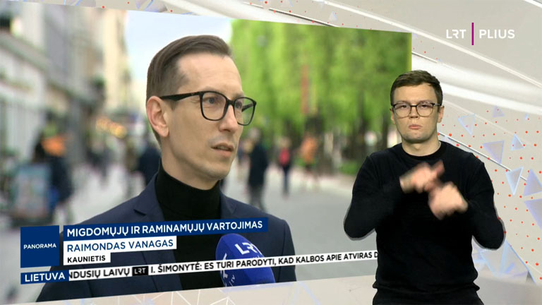 Panorama (Mon-Fri) News TV Show in Lithuanian Sign Language