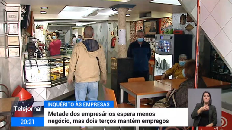 Telejornal News TV Show in Portuguese Sign Language