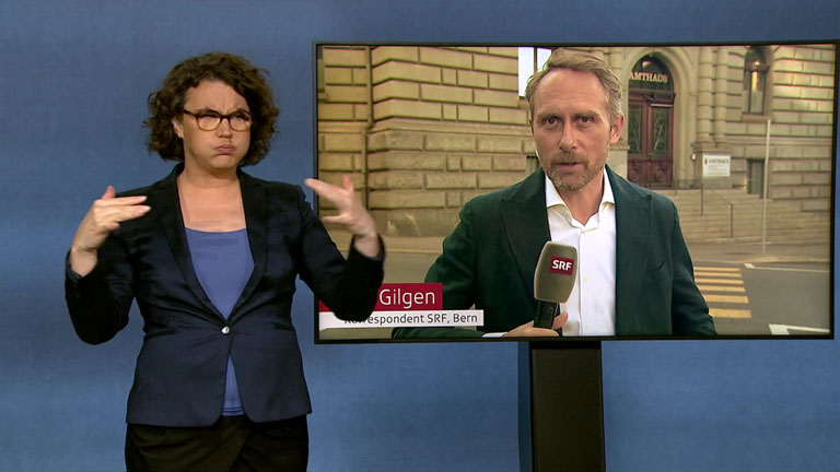 Schweiz aktuell News TV Show in Swiss-German Sign Language